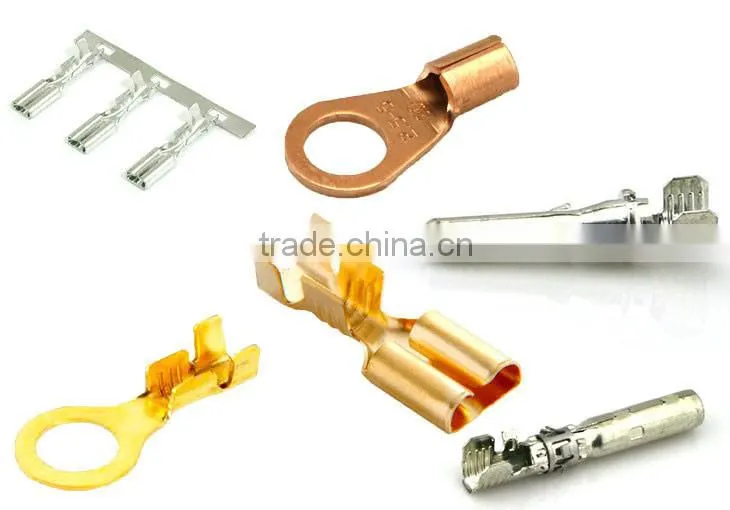 High precision custom brass wire terminal