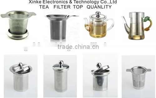 Top quality stainless steel etched mesh tea infuser