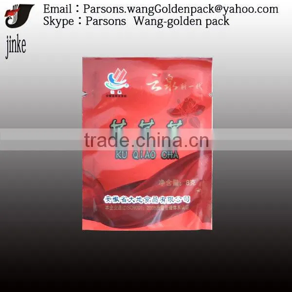 Three sides sealed tea bag