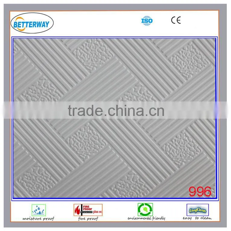 shandong linyi factory offer pvc film for suspended ceiling