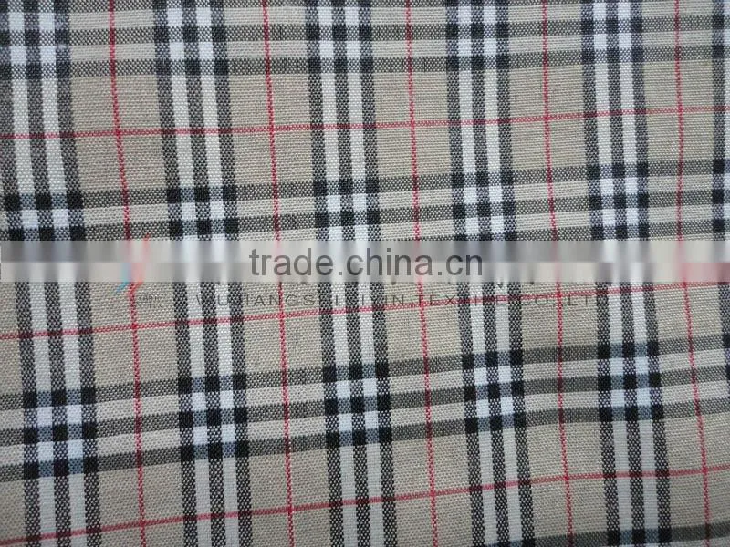 Yarn Dyed Check Shirting Fabric