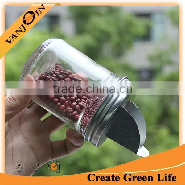 New Glass Jar Lid With Flip Top