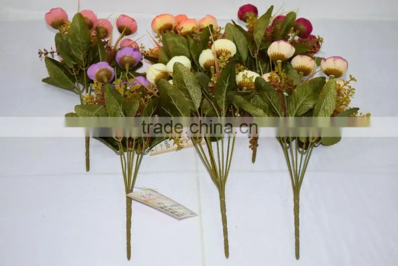 New launched Wholesale soft multicolor mini decoration wedding flower for wedding car