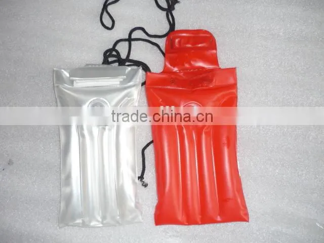 PVC inflatable mobile phone bag