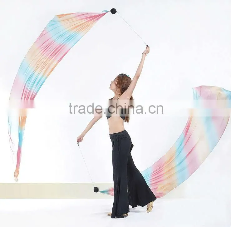 SWEGAL hot sell belly dance fan veils dance props