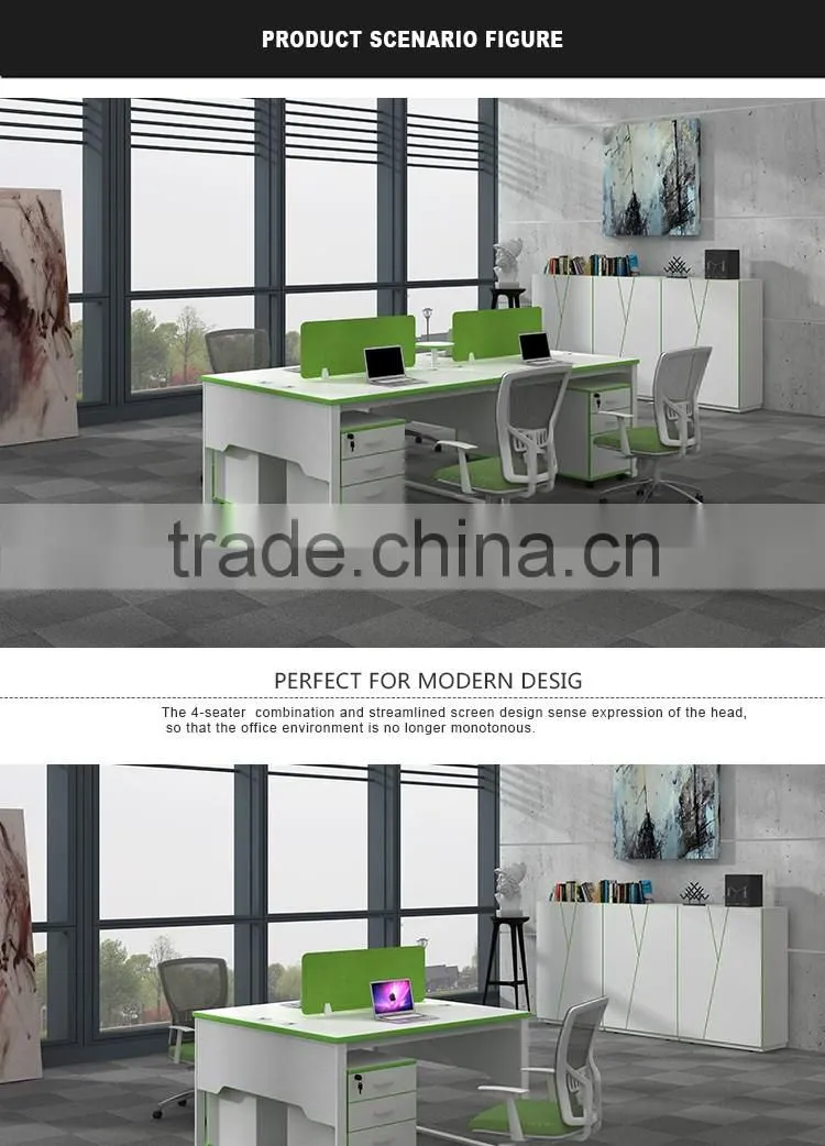 Modern metal frame office desk design