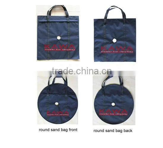 Sand bag for outdoor advertising flag base
