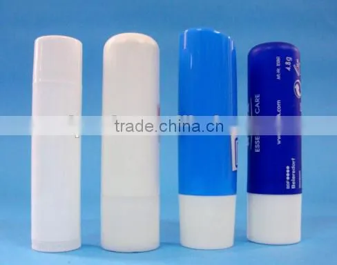 5g clear lip blam tube, samll cap lipgloss container