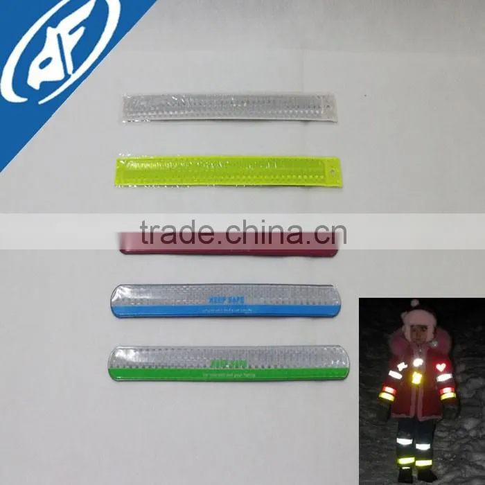 cheap promotion custom reflex slap bracelet