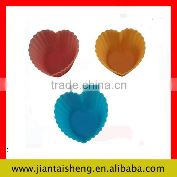 Heart shape silicon moulds cake decorating