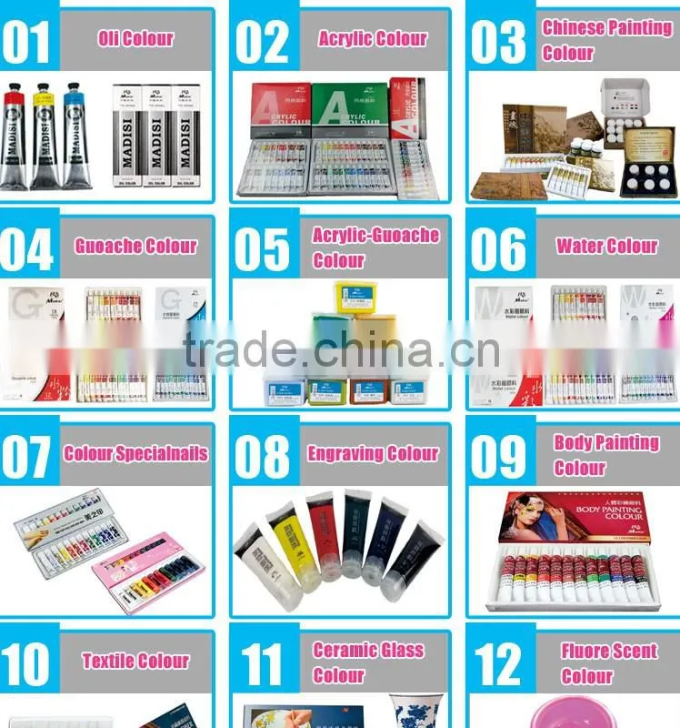 Professional 12 18 24 colors 50ML oil paint for artist painting