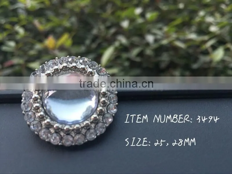 2016 hot sale new style rhinestone acrylic plastic button sewing retail&wholesale flower center