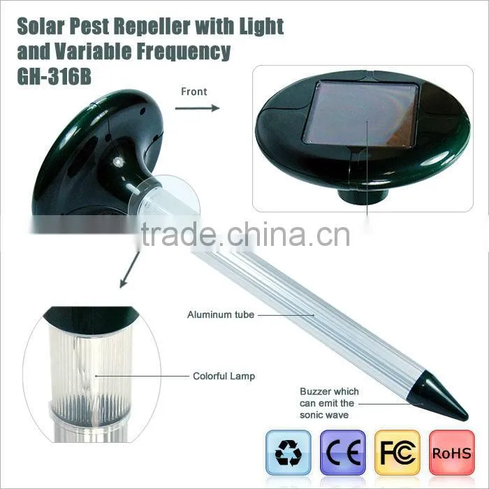 GH-316 Solar vibrate snake repeller