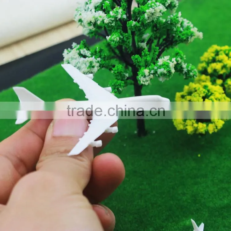 white scale plastic model building in articial crafit