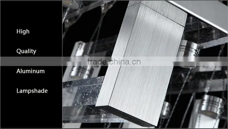 2016 New Arrival 230V Crystal Ball Chandelier Aluminum Lampshade Modern Crystal Chandelier
