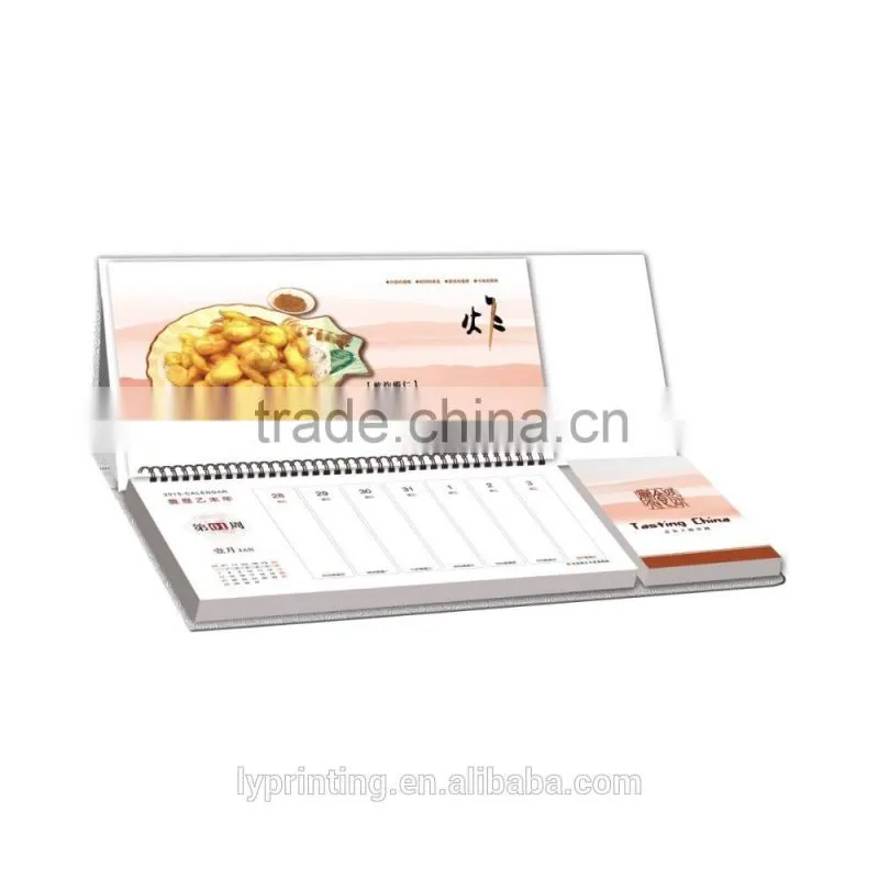 Custom plastic Desk calendar printing