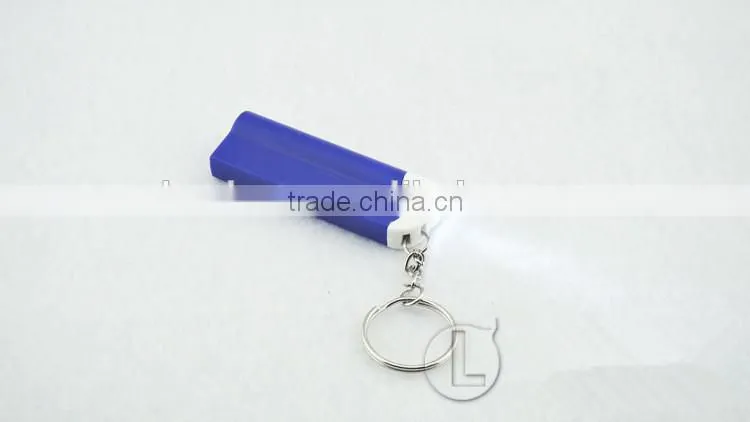 LED flashlight keychain with ball-point pen,Customized advertising gifts,custom key chain