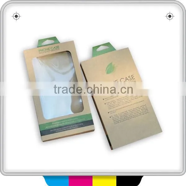 Custom design paper box with clear plastic/PVC window