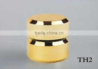 Perfume bottle cap,ABS metallized cap with PP insert,Cosmetic cap
