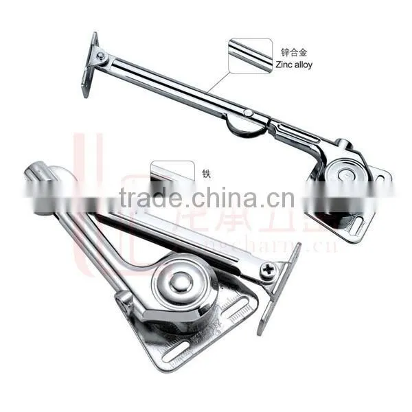 Upward and downward opening hydraulic lid flap stay hinge