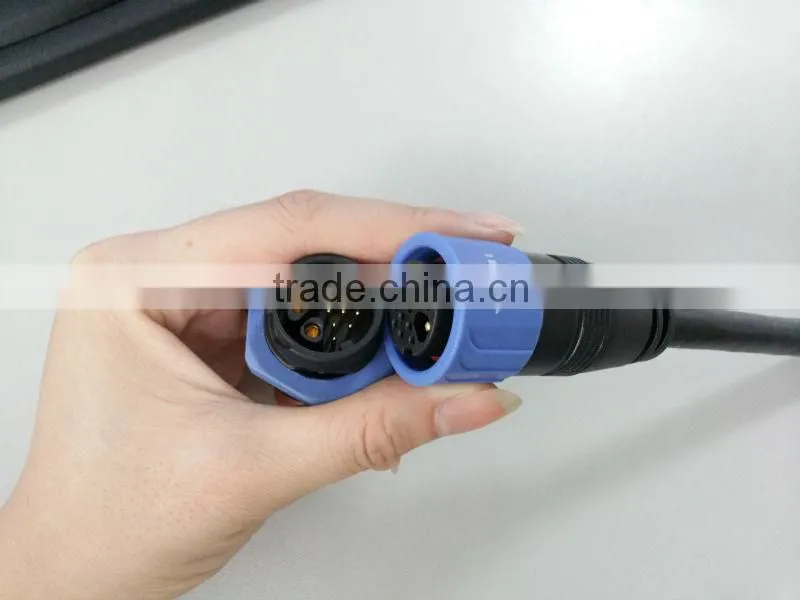 3+9p IP67 waterproof connector,high quality Nyalon watertight connector,Chogori led high current power connector