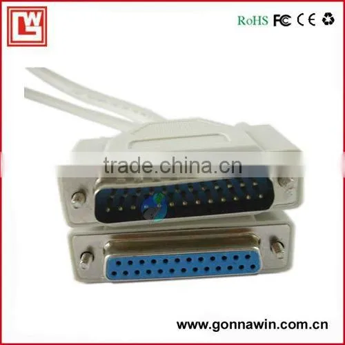 25PINS Printer cable (female to male)/Printer Extension Cable