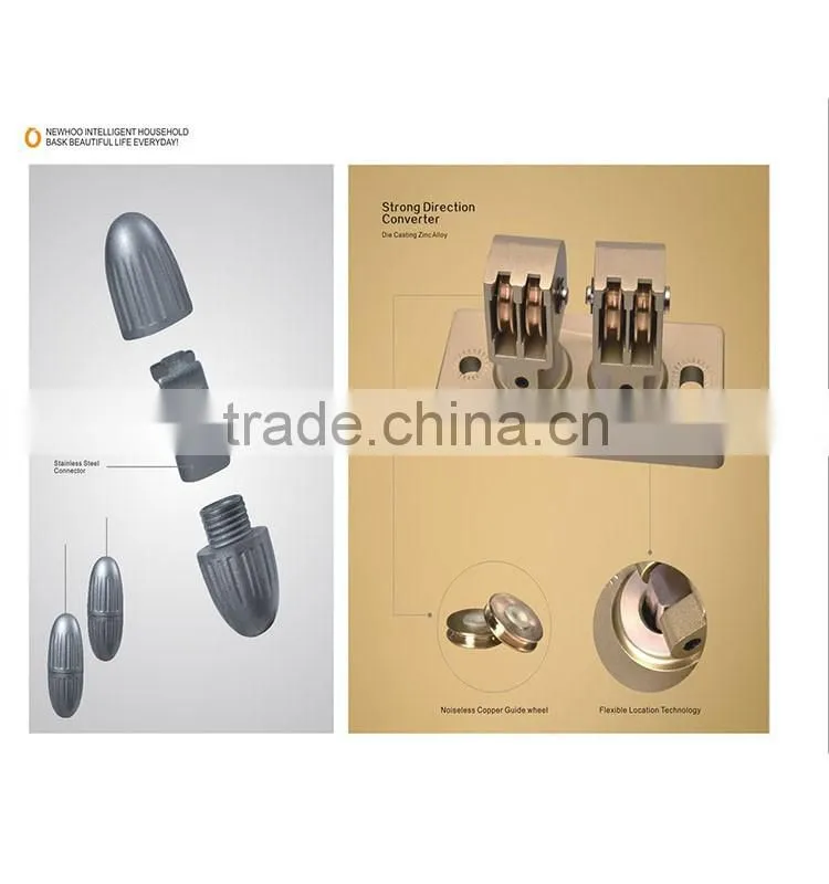 Aluminum Manual Laundry Rack Hanger Ceiling Mounted Hangers