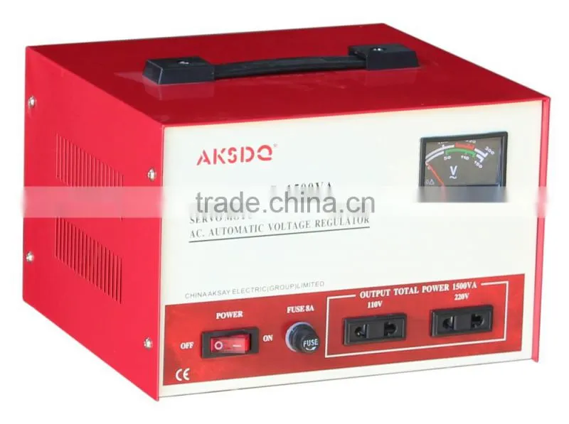 2015 Hot SVC TND Single Phase 500va To 100kva High Presicion 50Hz 220V Output Automatic AC Voltage Stabilizer