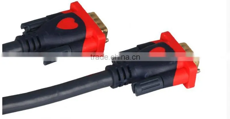 3+9 high quality VGA Cable M-M Shielded Connection Cable 20m
