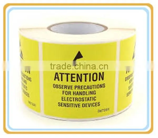 cleanroom static area floor warning tape