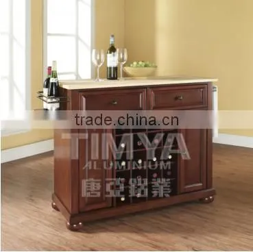 Small Latticed Wine Rack Design in The Kitchen Cabient/Aluminum Drinks Cabiner/ Drinks Cabinet
