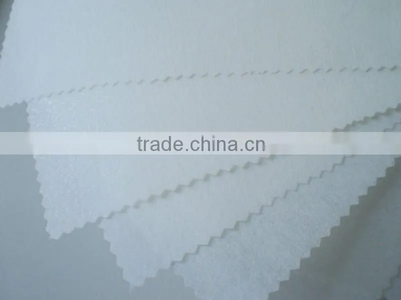 1020HF Chemical bonded Interlining(nonwoven fabric , fusible interlining)