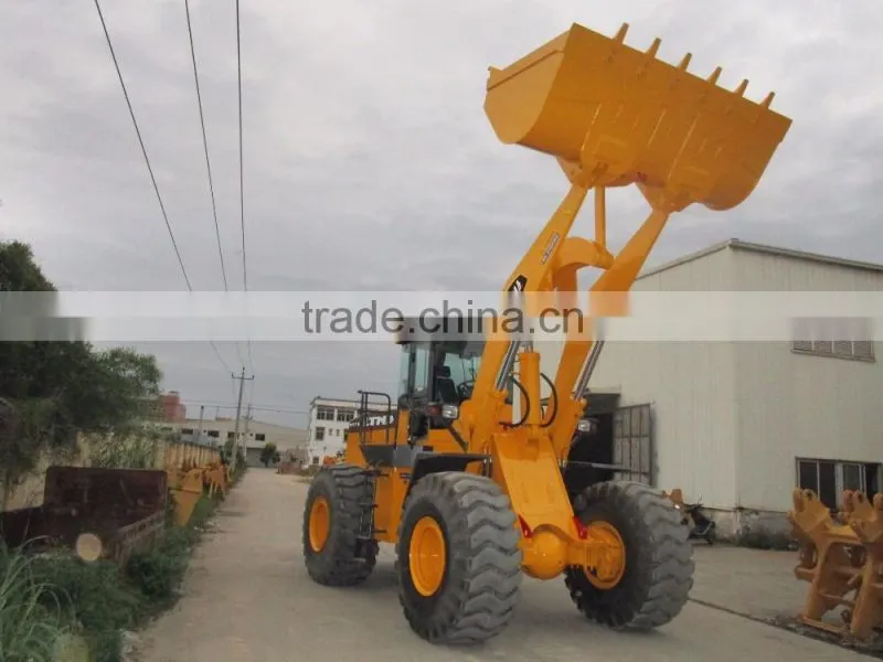 heavy equipment 7t large capacity wheel loader for sale with best price