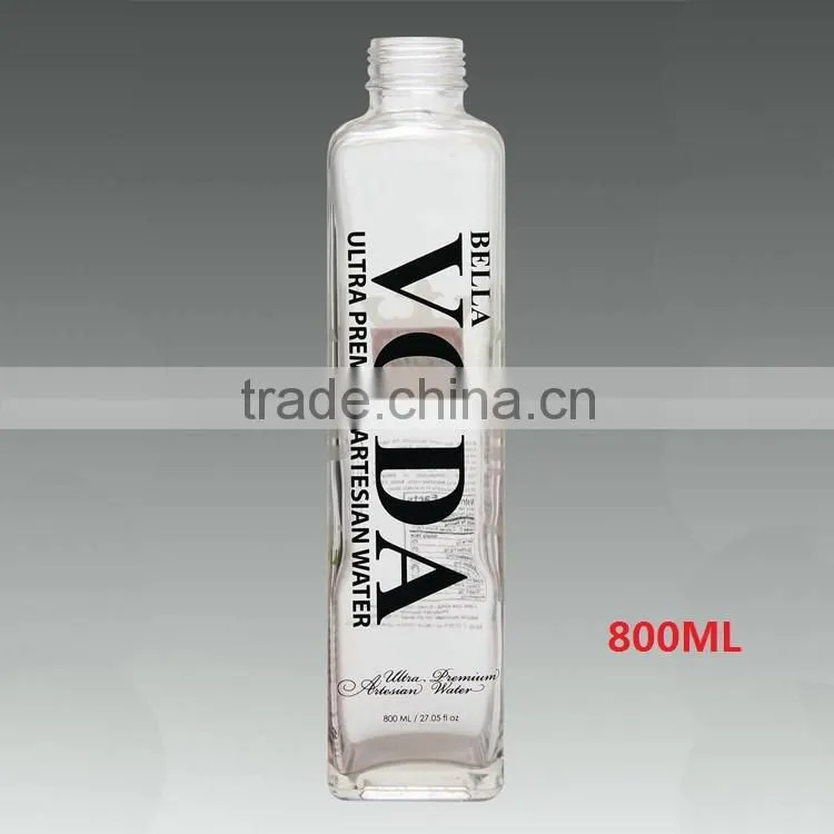 Workable price high moods frosted alcohol glass bottle frosted vodka 500ml beverage bottle