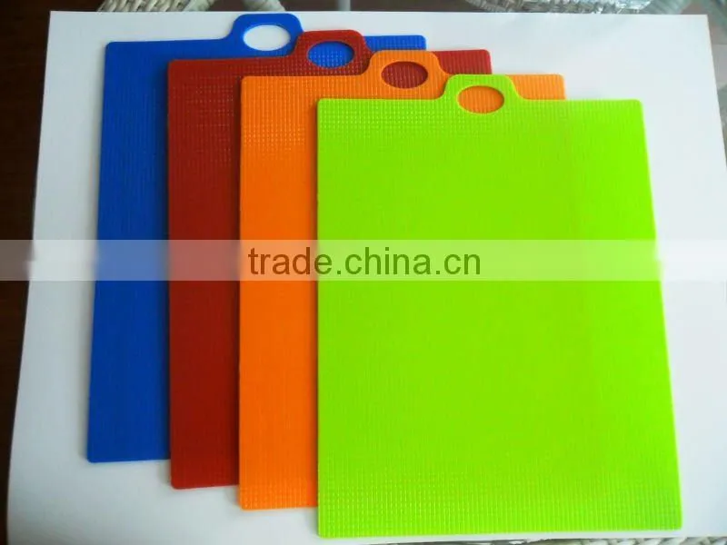 Plastic non-skid /anti-slip cutting board