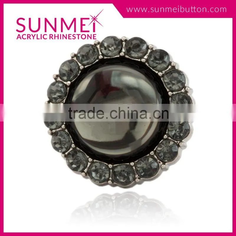 Made in Taiwan Crystal Star Rhinestone Button