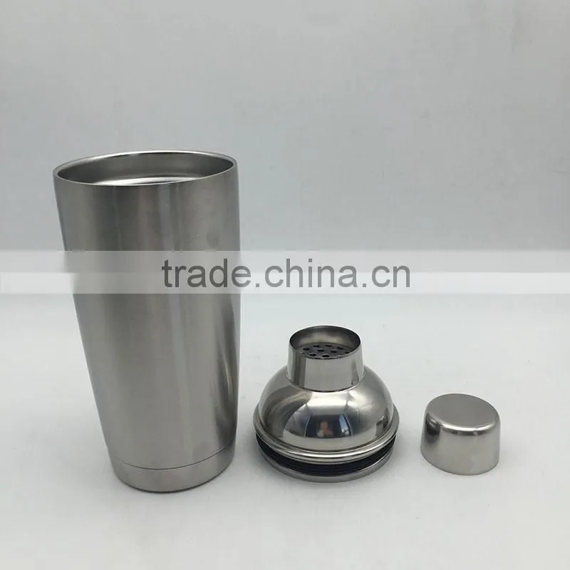 Stainless steel 20oz high quality protein joyshaker bottle Cocktail Shacker tumbler