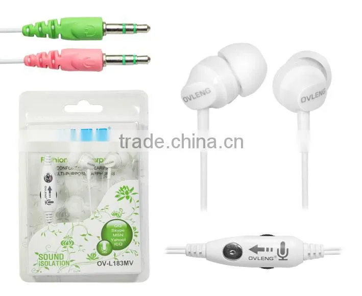 OVLENG Green Earphones with gift case