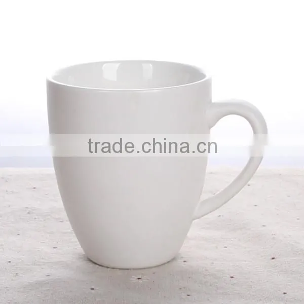 400ml 14oz Ceramic Big coffee mug tea cup solid color Fty directly sale