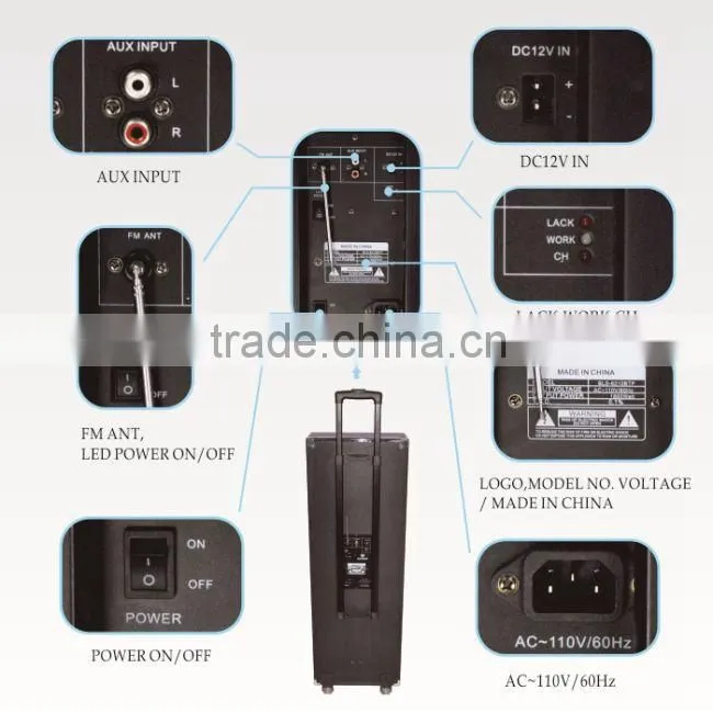 das audio digital sound box mini portable speaker rechargeable battery touch
