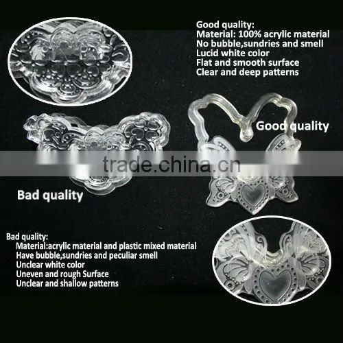 Acrylic lace fondant cutter,cake decorating lace cutter