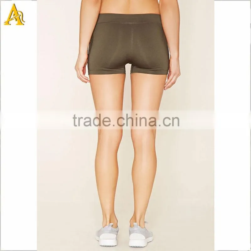 womens athletic apparel Active Cutout Seamless Shorts