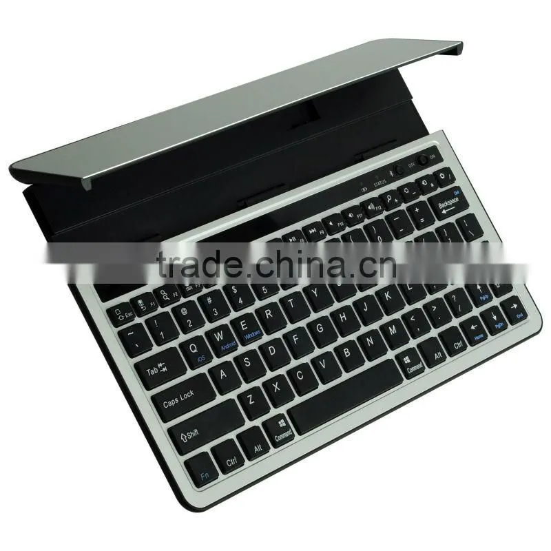 High Qulaity Aluminum Cover Bluetooth 3.0 Germany Keyboard with Custom Different Layout