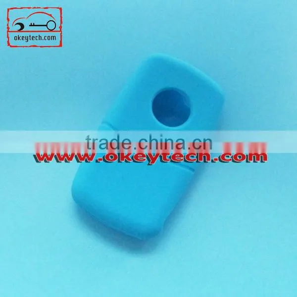 Okeytech silicone remote key cover VW 3 buttons silicone car key cover for silicone key cover