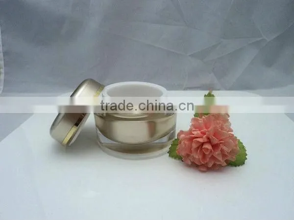 manufacture golden skin care cream packing bottle