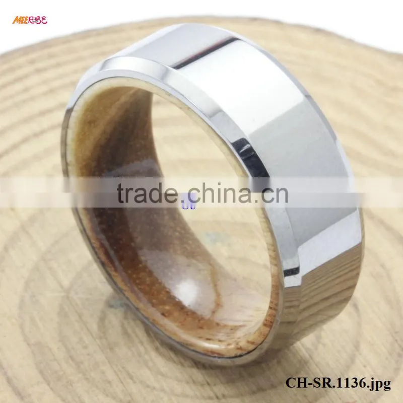 Fine Jewelry High Polished Titanium Steel Gear Ring Mens