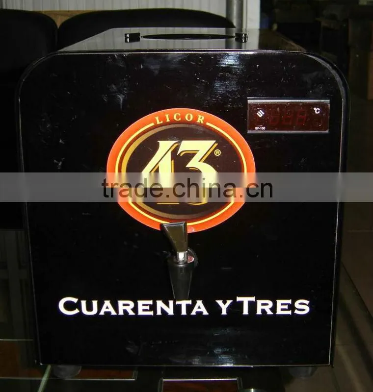 -8 degree cold shot machine chilled liquor dispenser