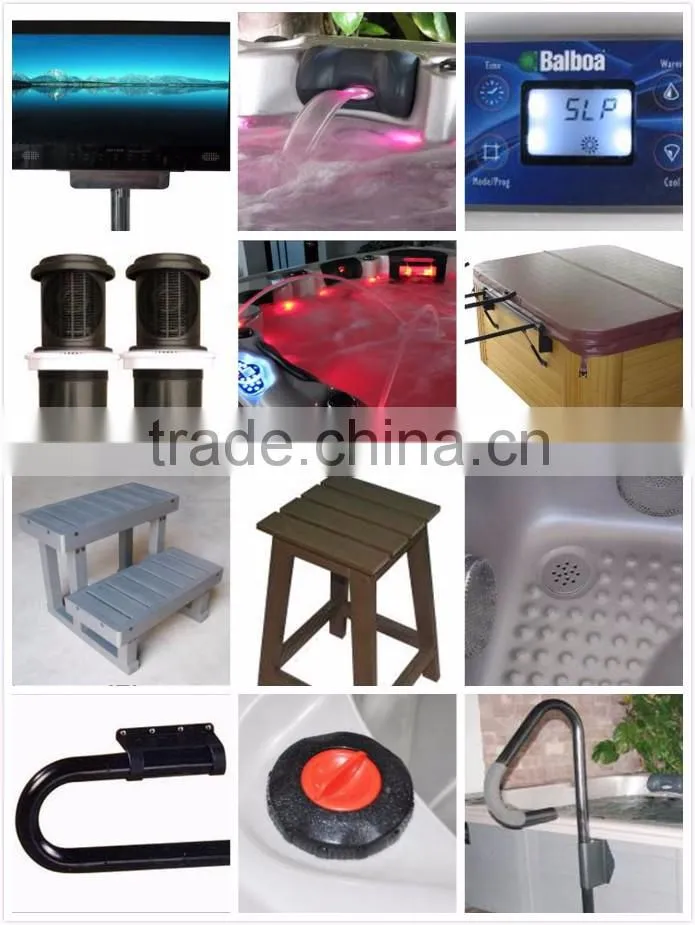 Swimming pool outdoor swim spa dual zone swim spa massage spa