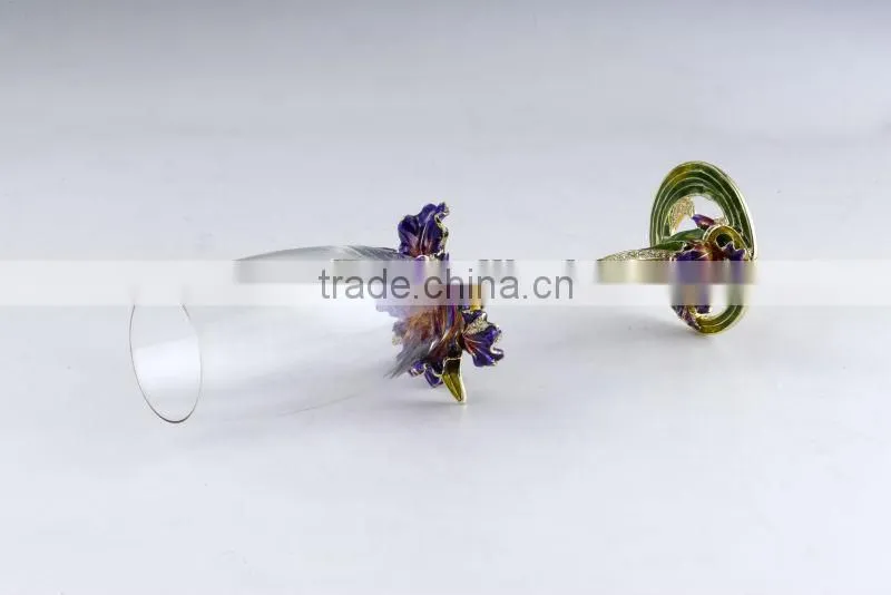 RORO Felicity iris enamel crystal glass wine glass champagne glass