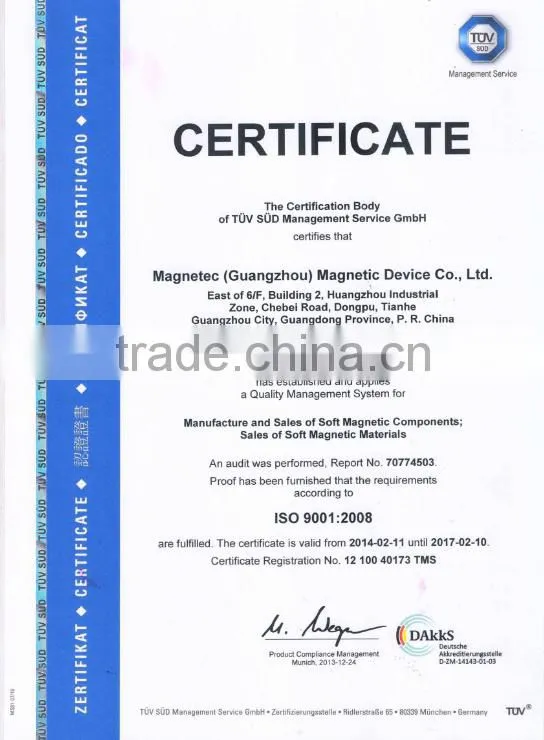 Nanocrystalline cores for current transformer(CT)